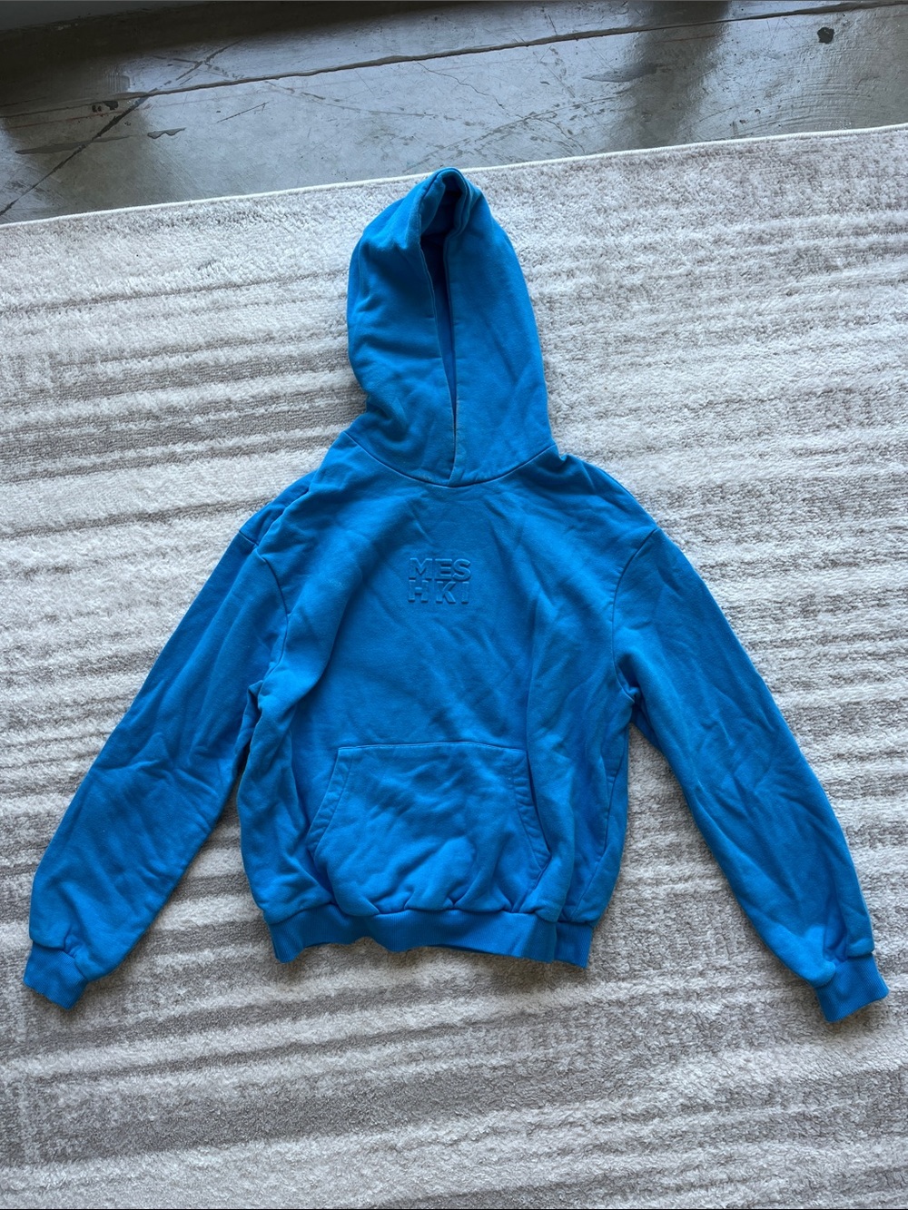 Meshki Bright Blue Hooded Sweatshirt